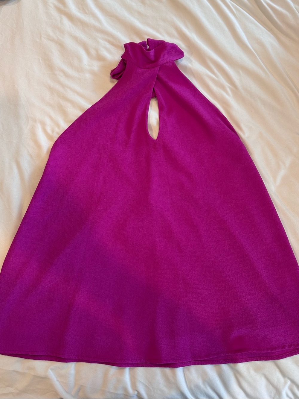 Tyche - Fuchsia Halter Swing Top for Women